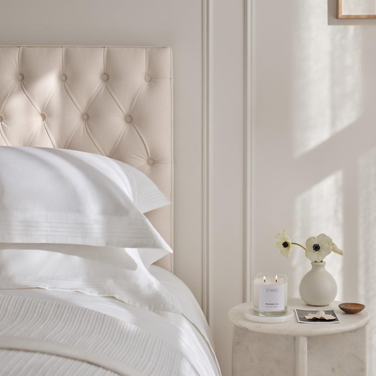 why white always looks best in the bedroom